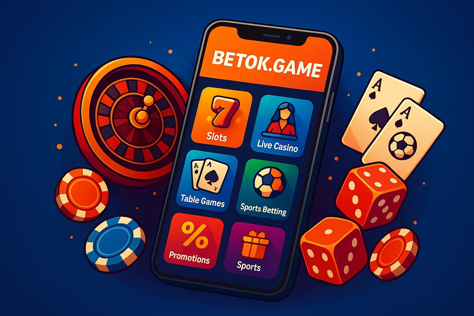 Baixar o BETOK.GAME Cassino App