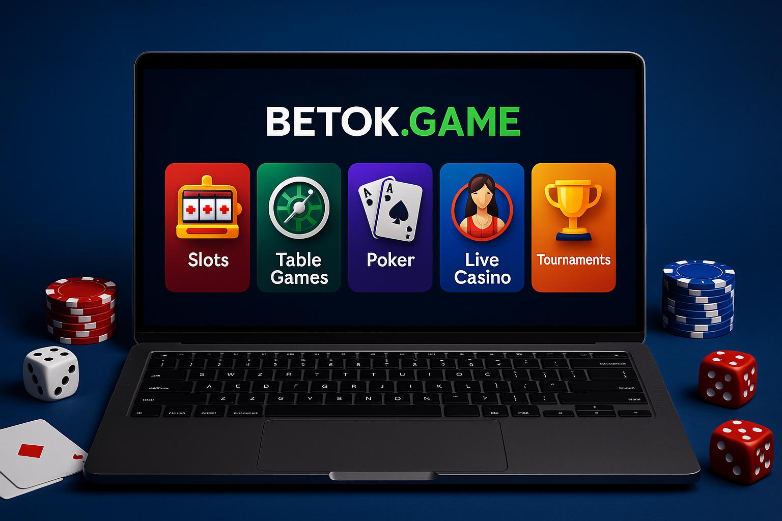 Jogos de cassino online inovadores e emocionantes na BETOK.GAME